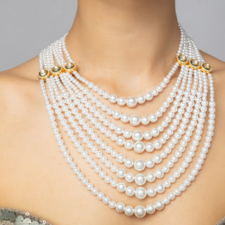 Hidayah - Multi Layer Pearl Necklace