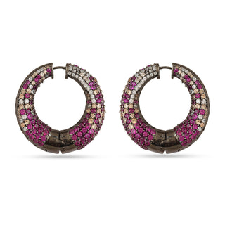 Atika - CZ Hoop Earrings