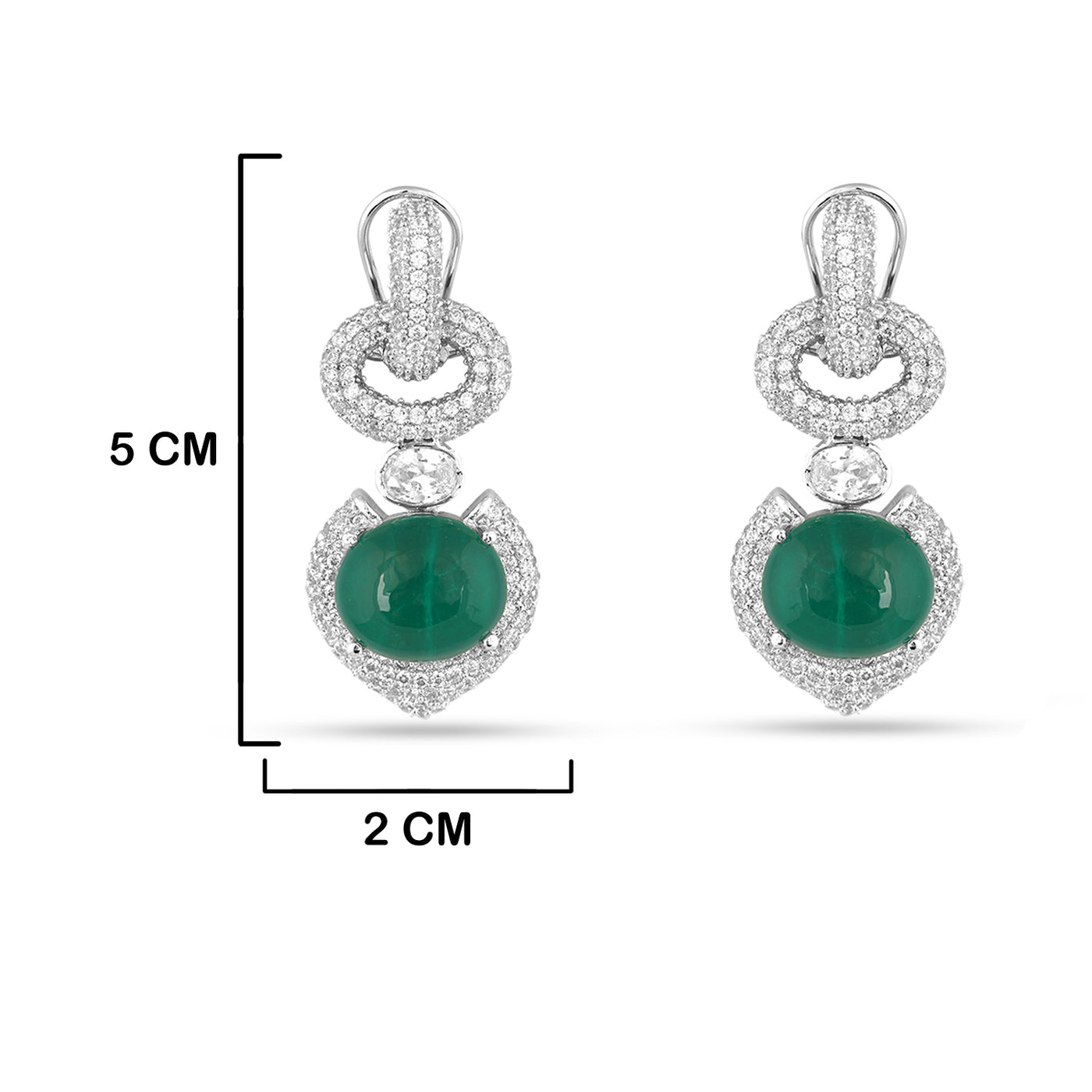 Ikram - Green Doublet Necklace Set