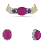 Rubellite & Blue Doublet