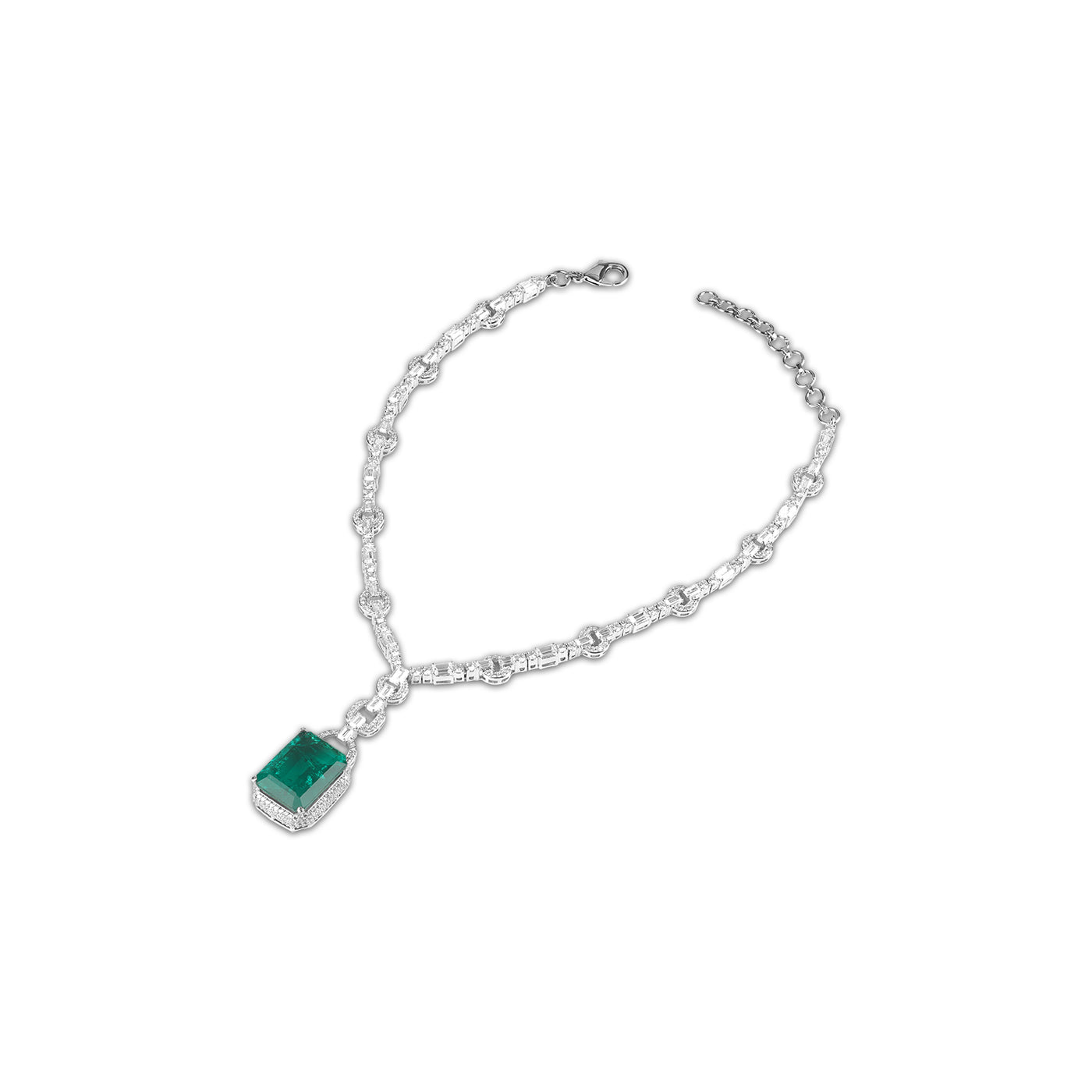Iffat - Cubic zirconia necklace set