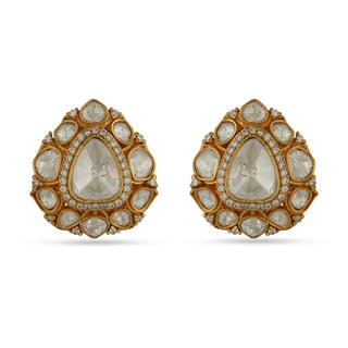 Iqra - Polki stud earrings