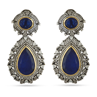 Ellianna - Blue Doublet Statement earrings