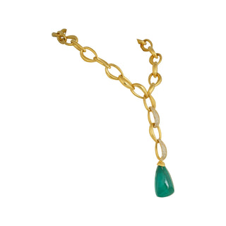 Layla - Gold Link &  Doublet Necklace