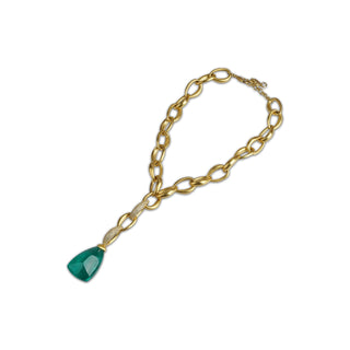 Layla - Gold Link &  Doublet Necklace