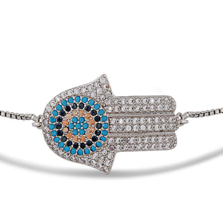 Evil Eye Cubic Zirconia Bracelet