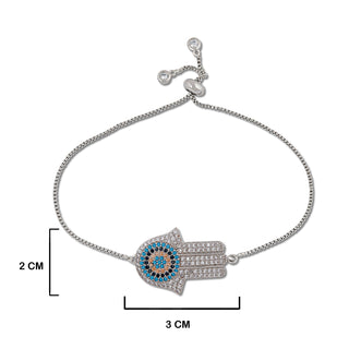 Evil Eye Cubic Zirconia Bracelet