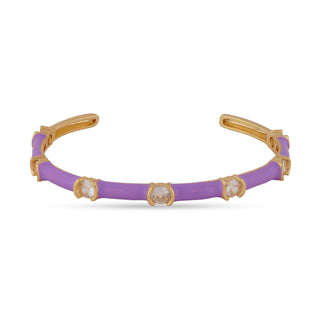 Purple and Gold Bracelet