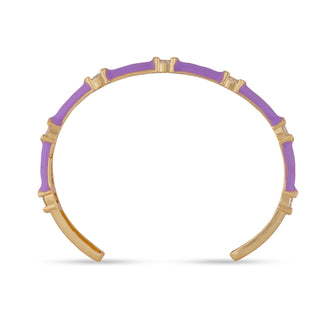 Purple and Gold Bracelet