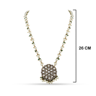 Pearled Kundan Necklace Set