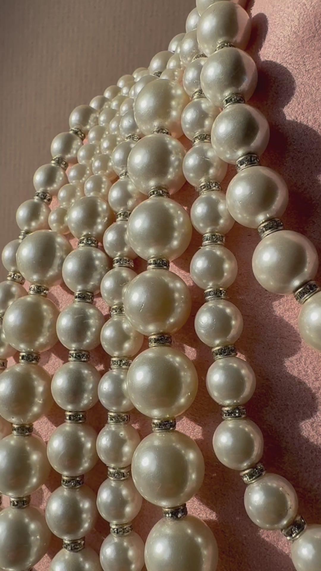 Ashbah - Multi Strand Pearl Necklace