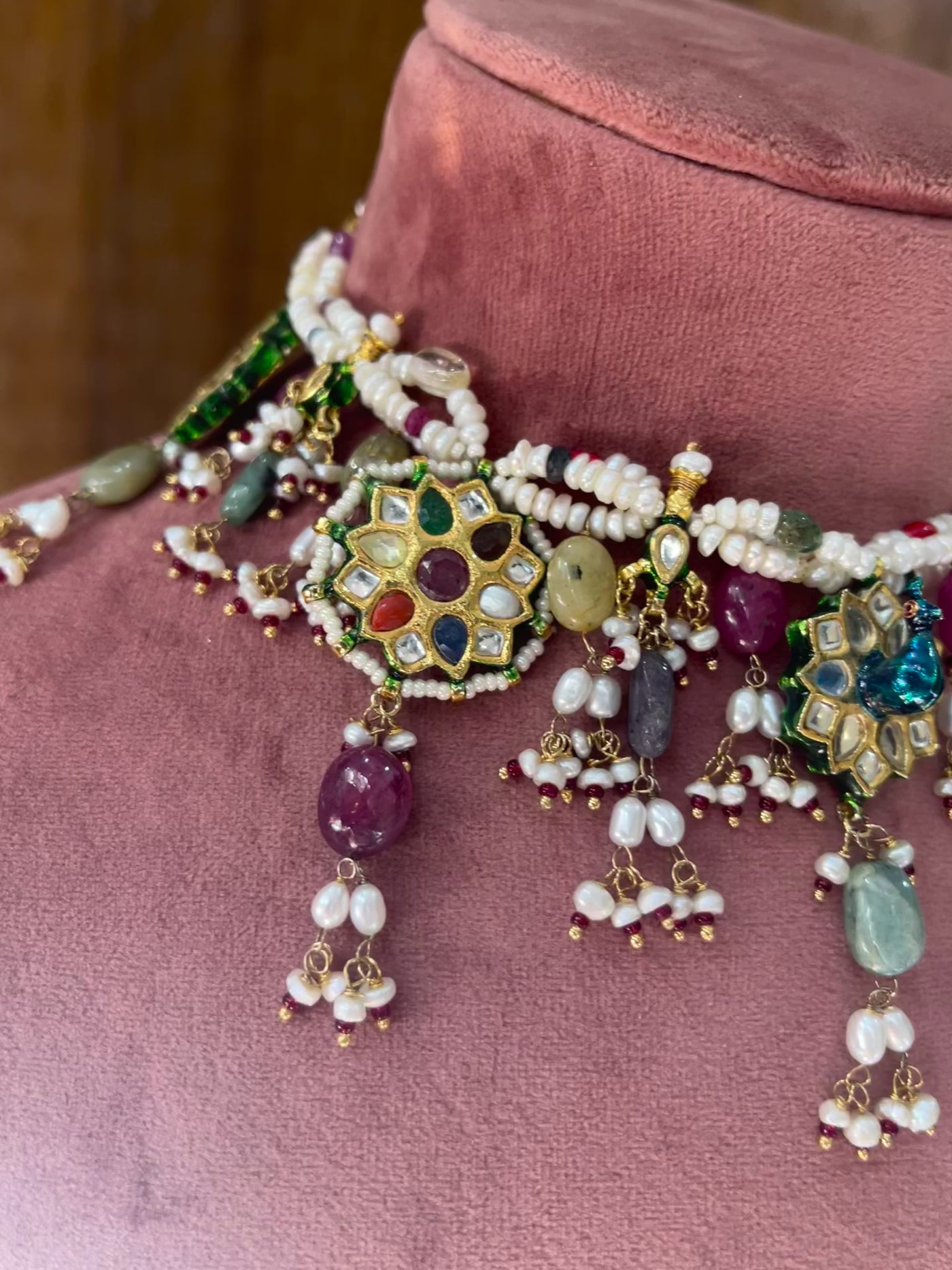 Daniela - Multi Coloured Bead Necklace Set