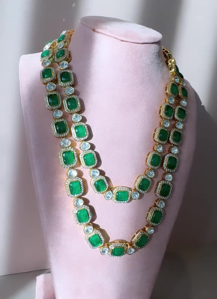 Fakhtah - Polki necklace set
