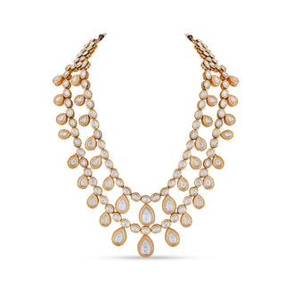  Kundan and Polki Long Necklace