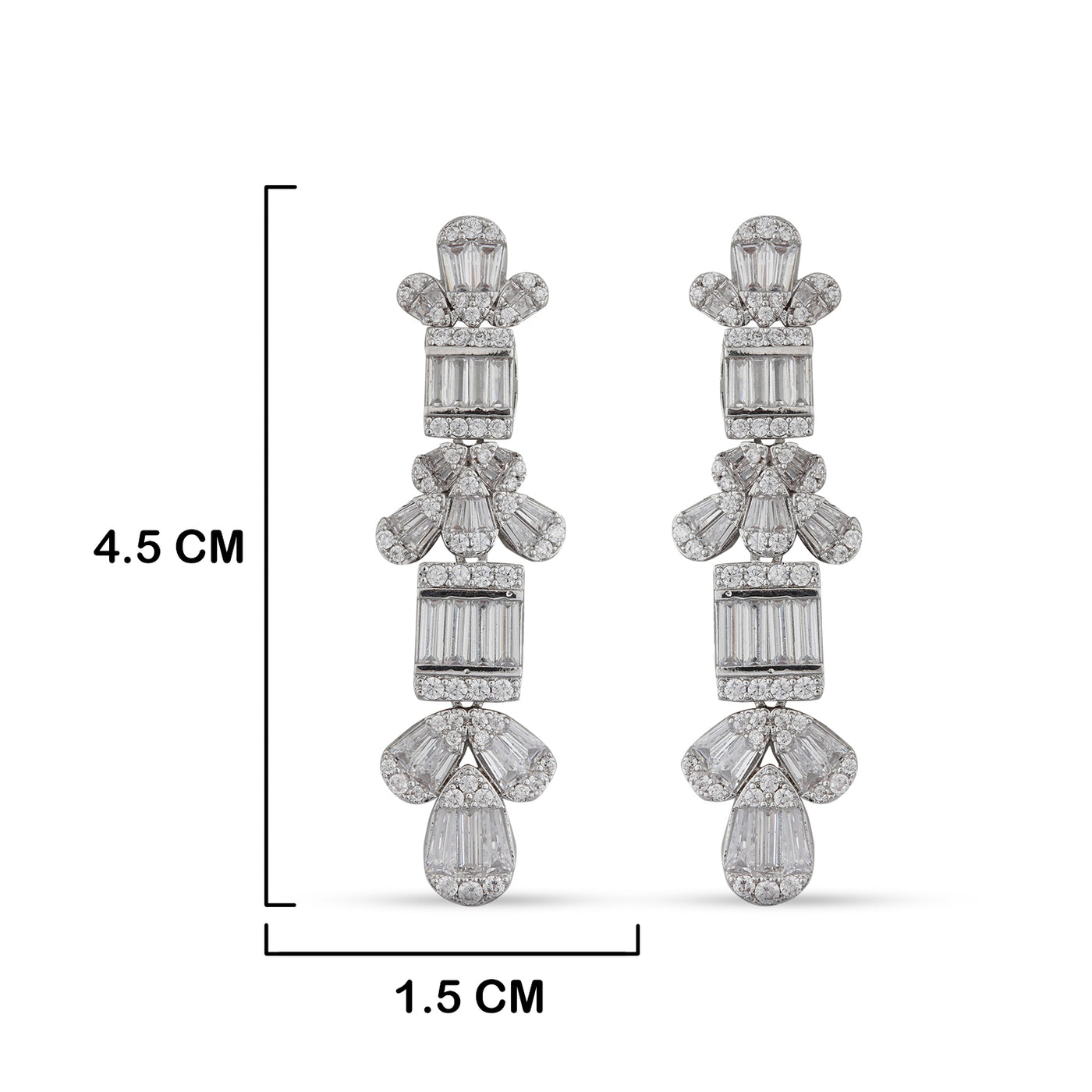 American Diamond Studded CZ Necklace Set