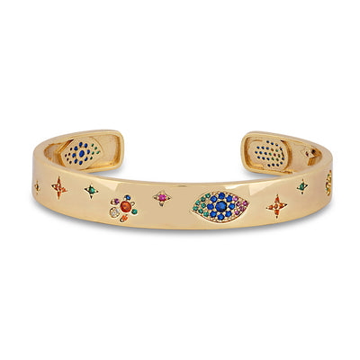 Kundan Multi Coloured Sparkle Bracelet 