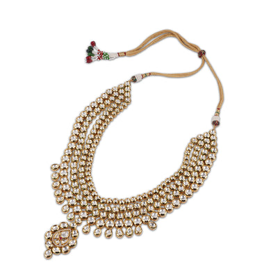 Multi-Layered Kundan Long Necklace 