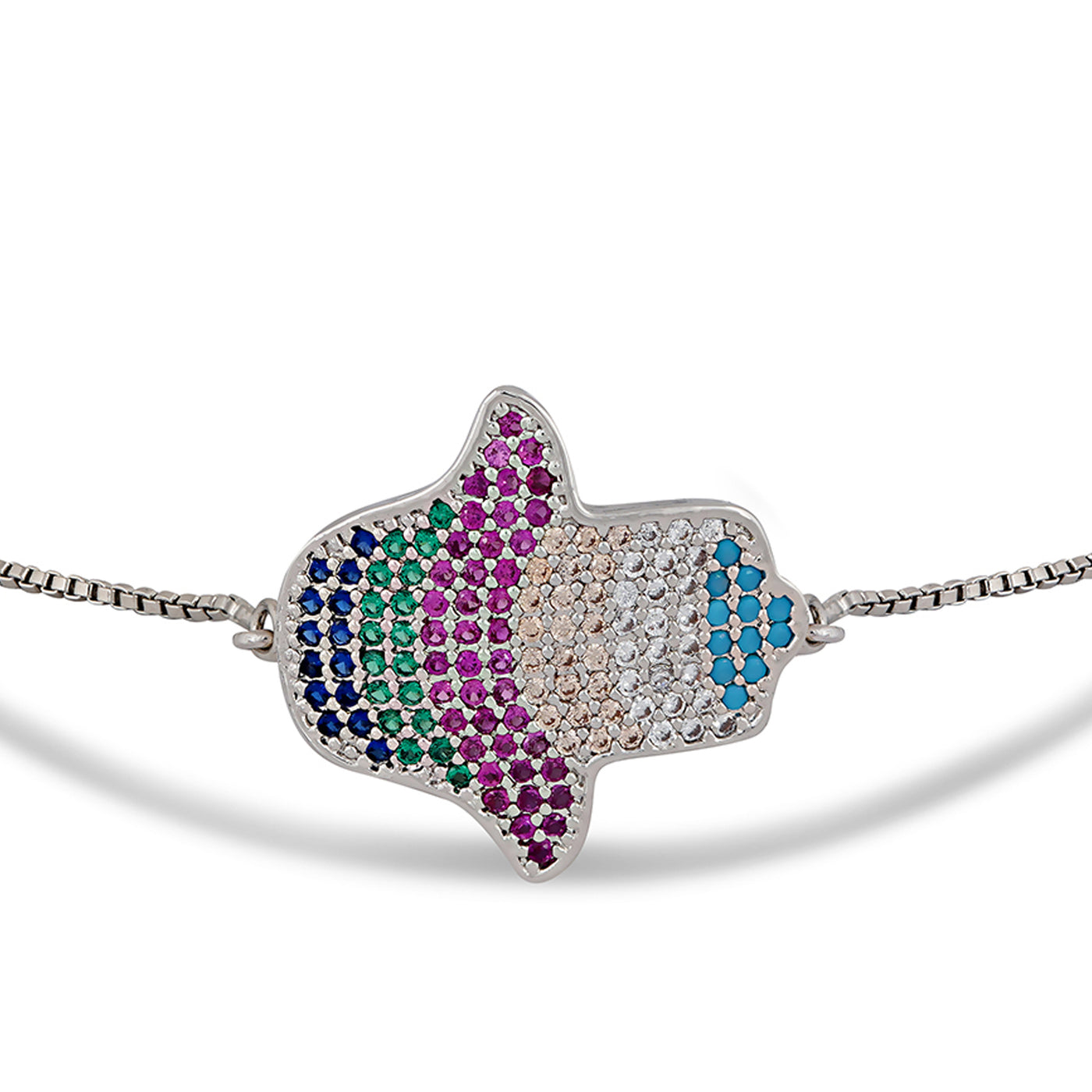Multi Coloured Bead Bracelet