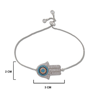 Evil Eye Cubic Zirconia Bracelet 