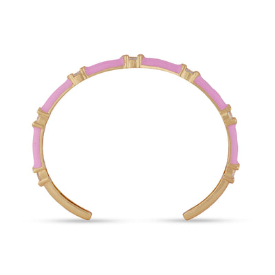 Pink Kundan Bracelet 
