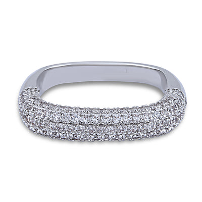  Cubic Zirconia Studded Ring