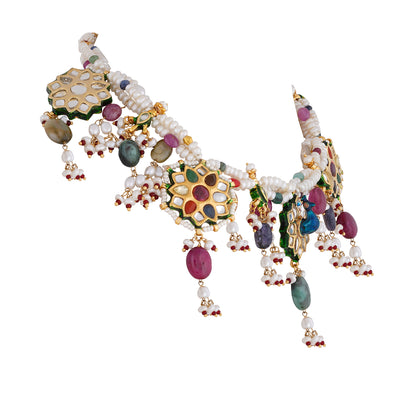 Multi Coloured Bead Necklace Set