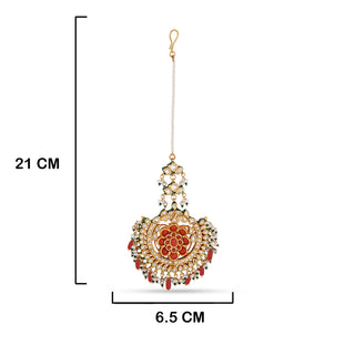 Amabella - Flower Centred Maang Tikka