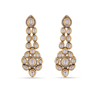 Classic Kundan Dangle Earrings