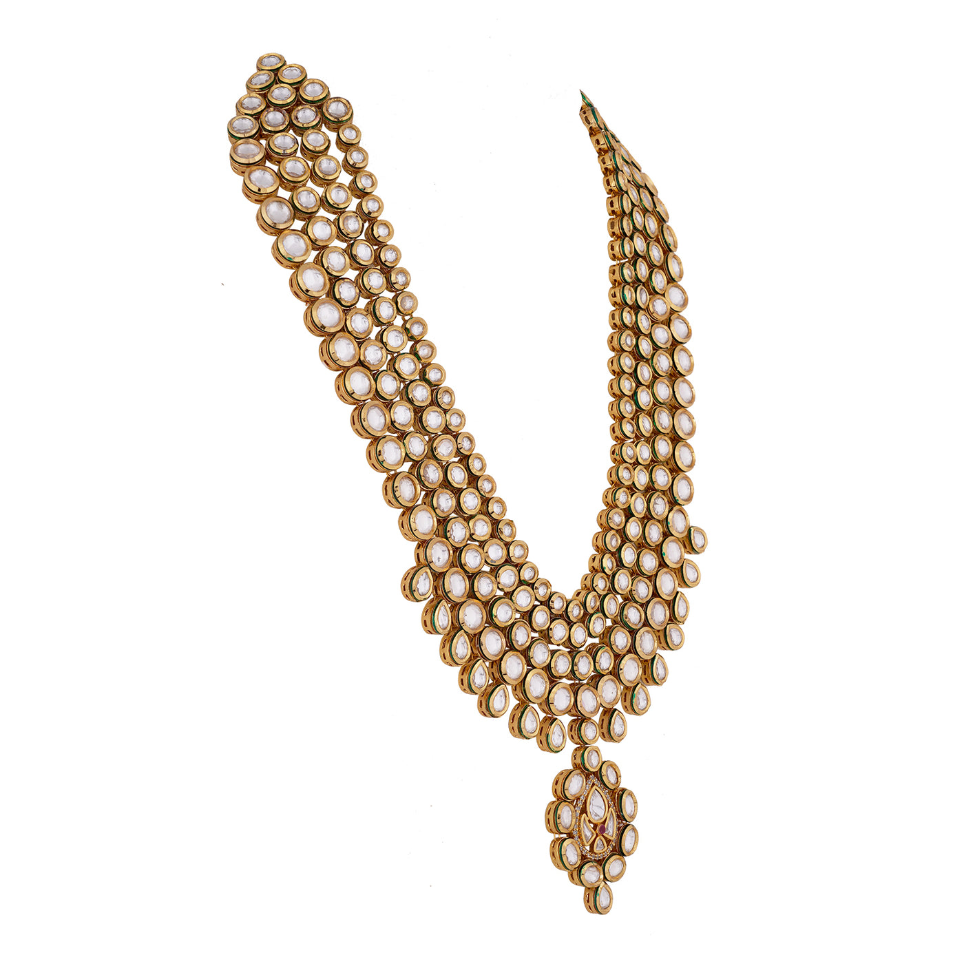 Multi-Layered Kundan Long Necklace 